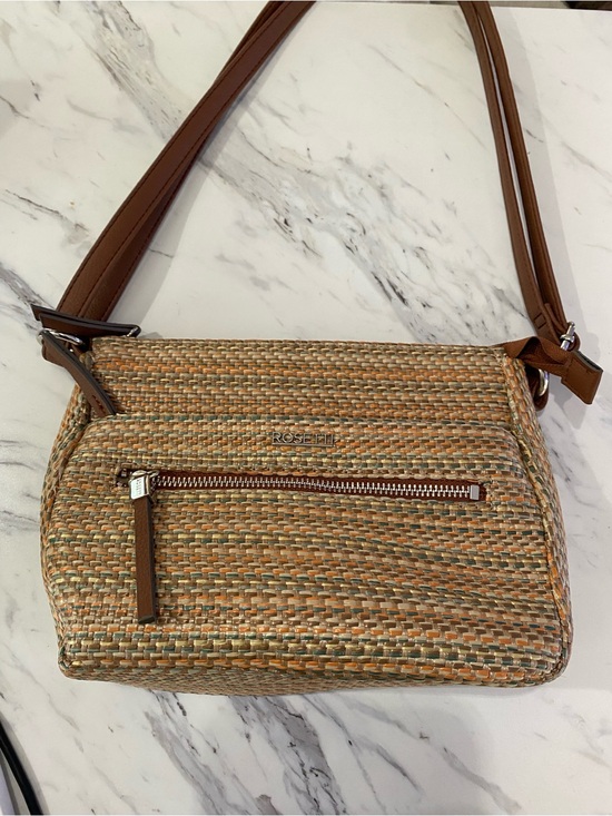 Handbags - Rossetti boho Woven Straw Crossbody Bag